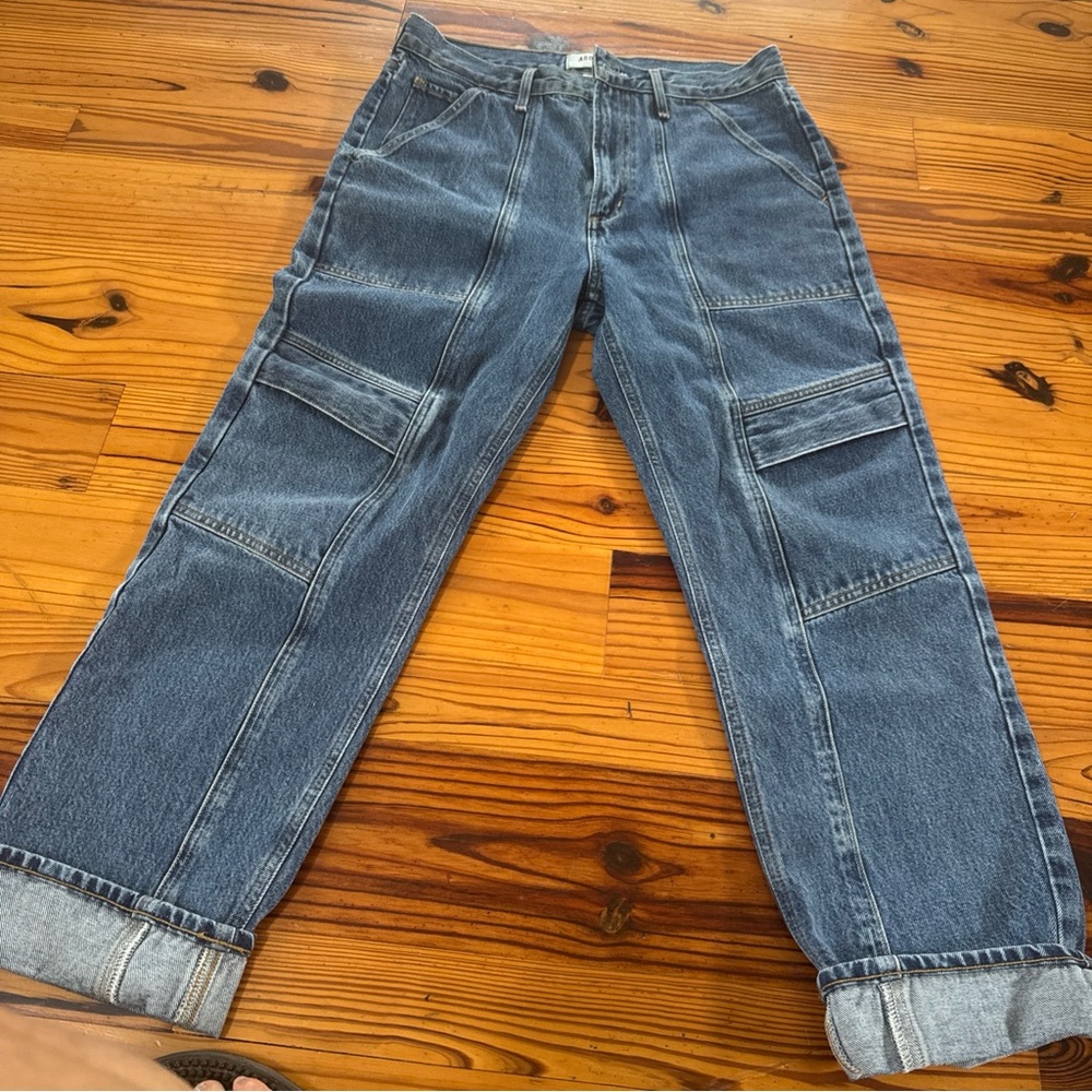 Agolde Women's Blue Boyfriend Jeans